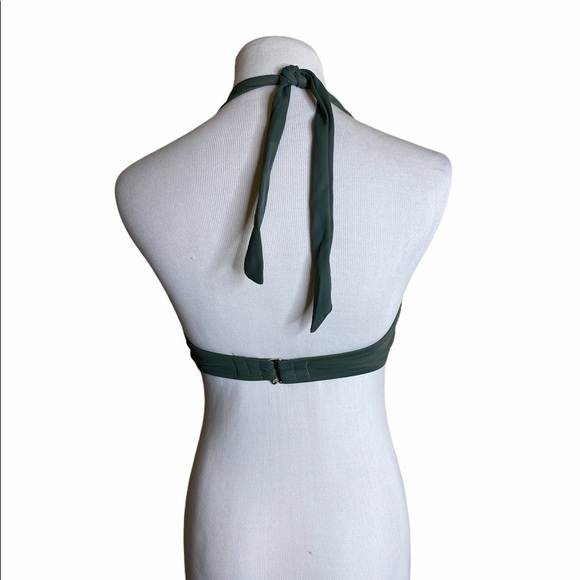 SHADE & SHORE Green Push Up Laser Cut Bikini Top - Picture 4 of 7